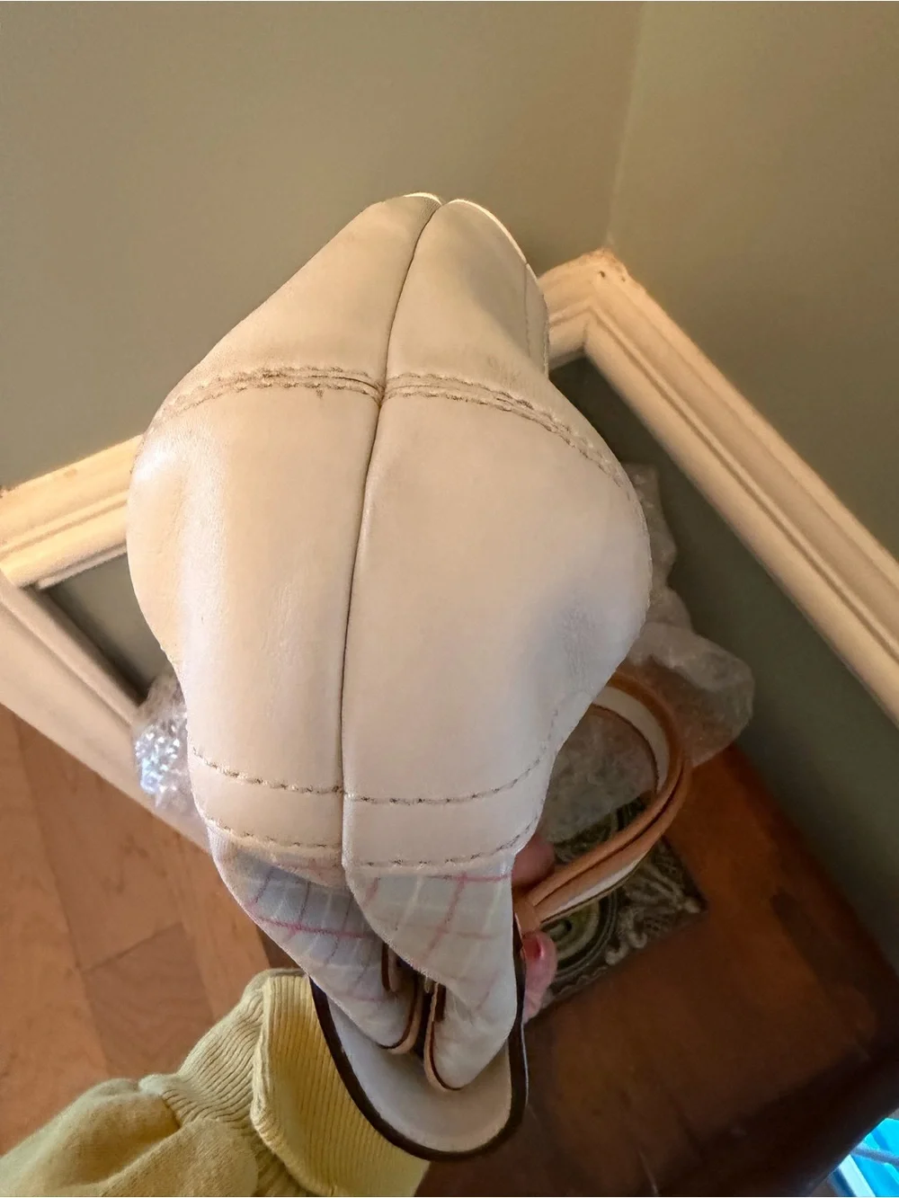 Coach Hampton Soho White/Pink Plaid